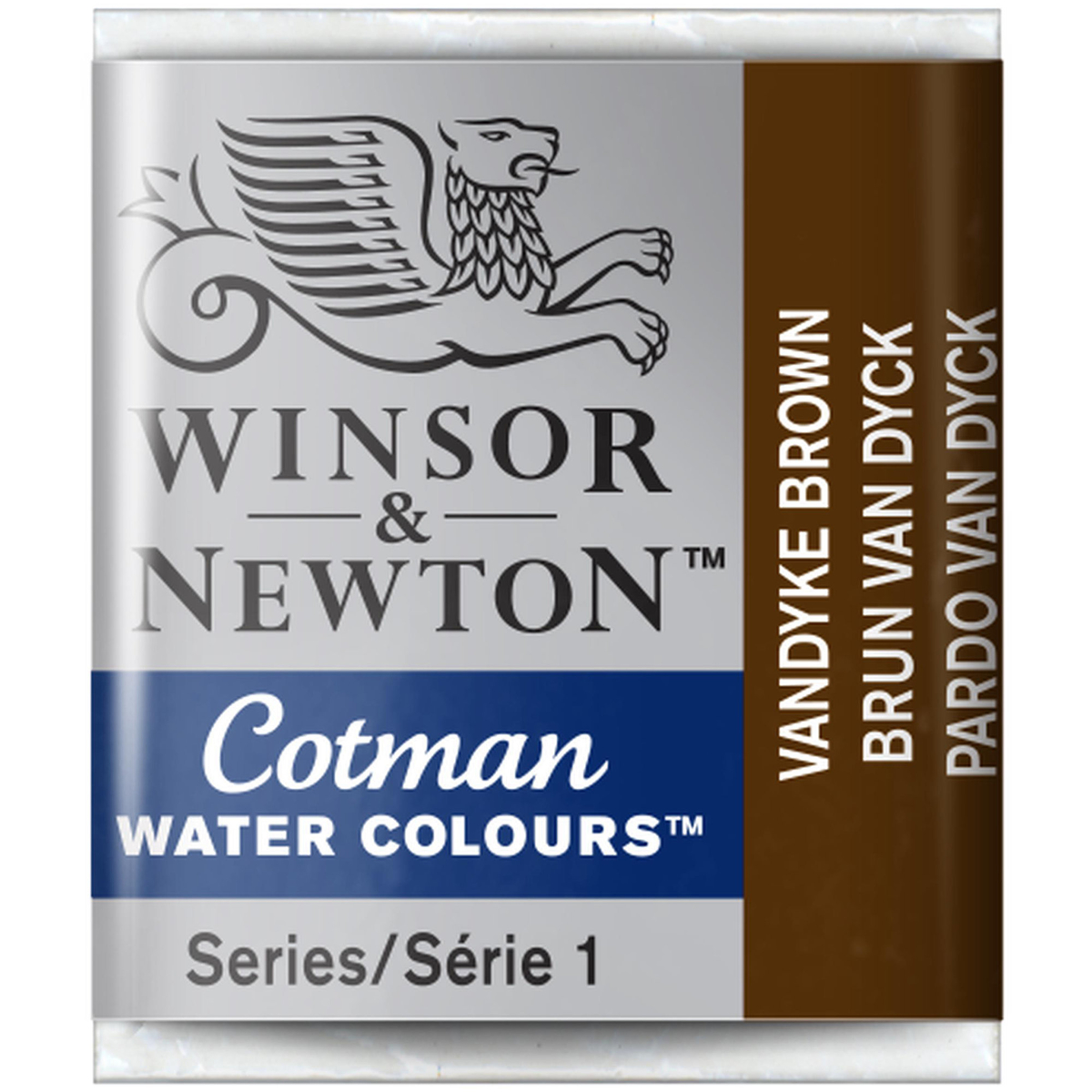 Winsor Newton Cotman Akvarellf Rg Halvkopp Vandyke Brown