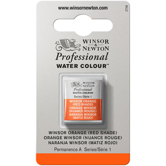 Winsor Newton Professional Akvarellf Rg Halvkopp Winsor Orange Red