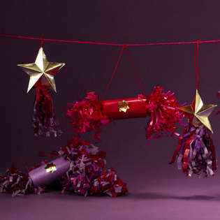 Christmas crackers in the tree!