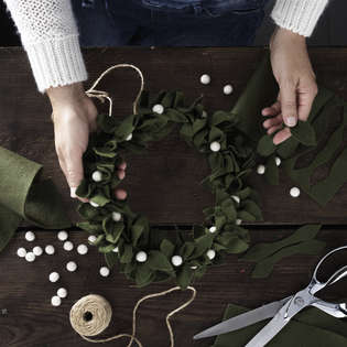 A beautiful year-round wreath
