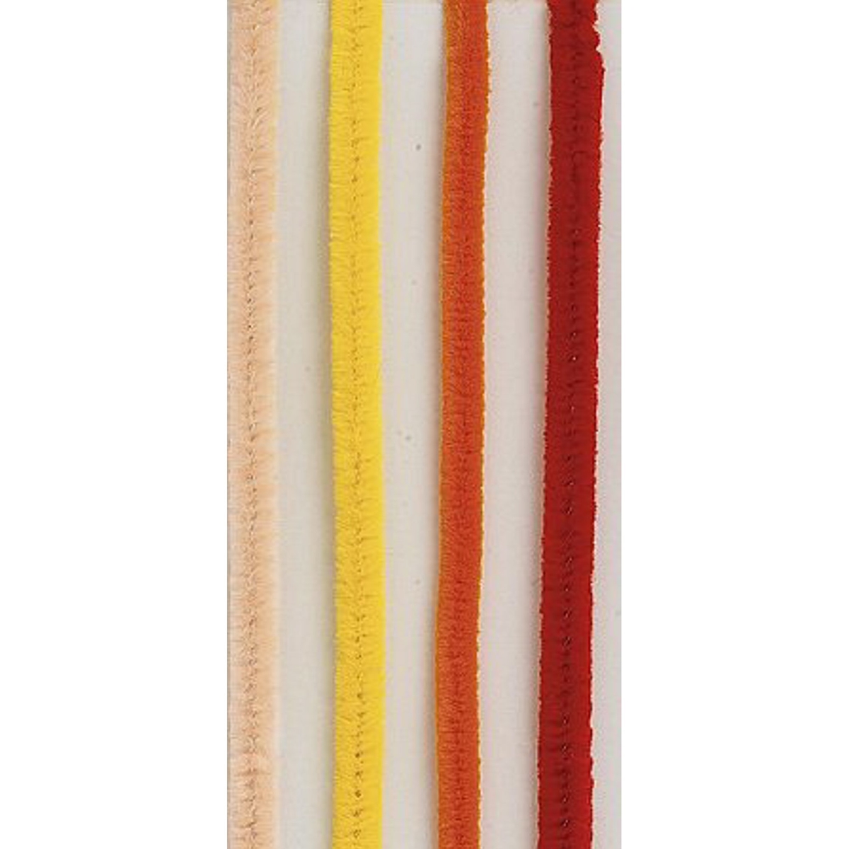 Pipe cleaners yellow Ø6/25p