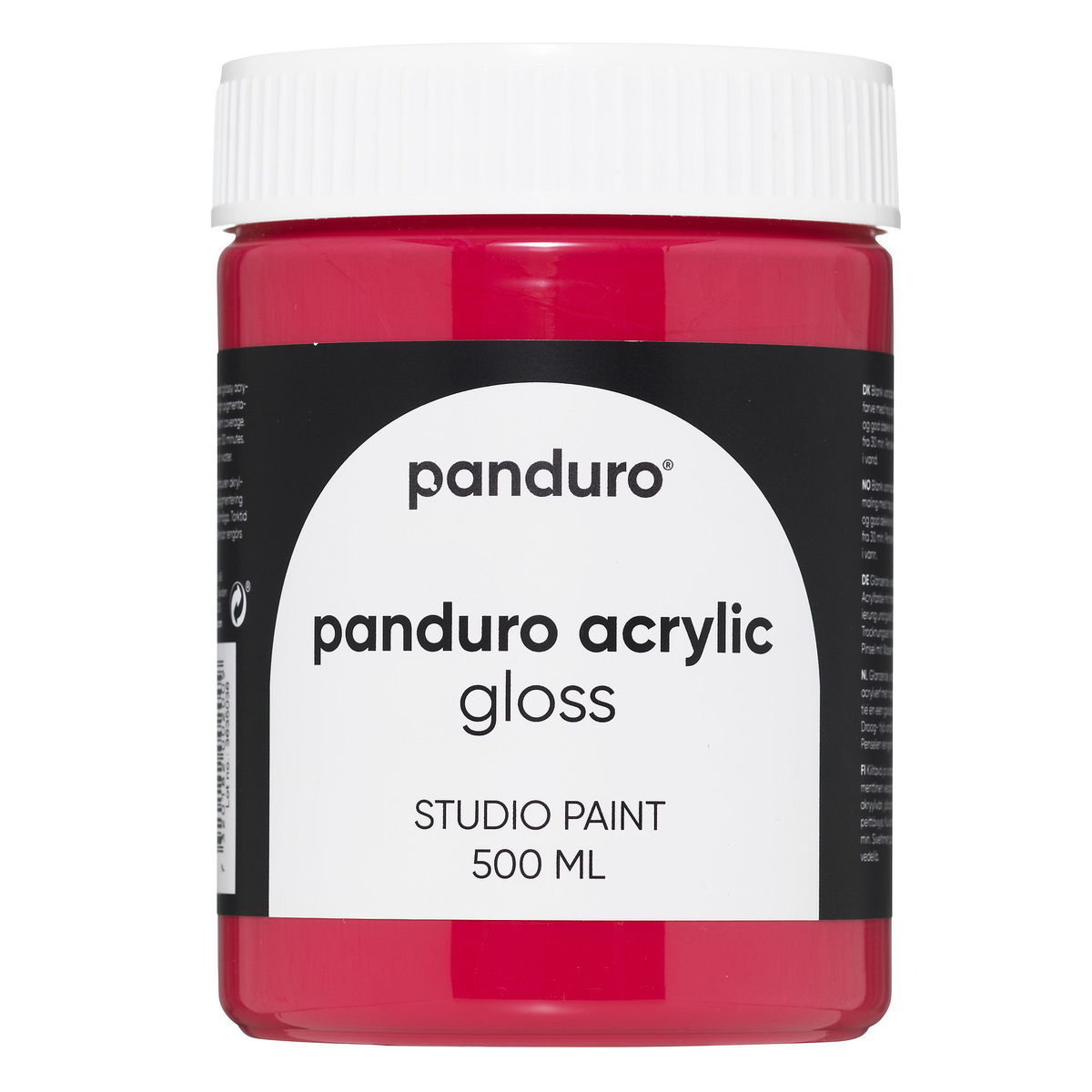 Panduro Acrylic Gloss blank akrylfärg 500 ml Primary Red | Panduro