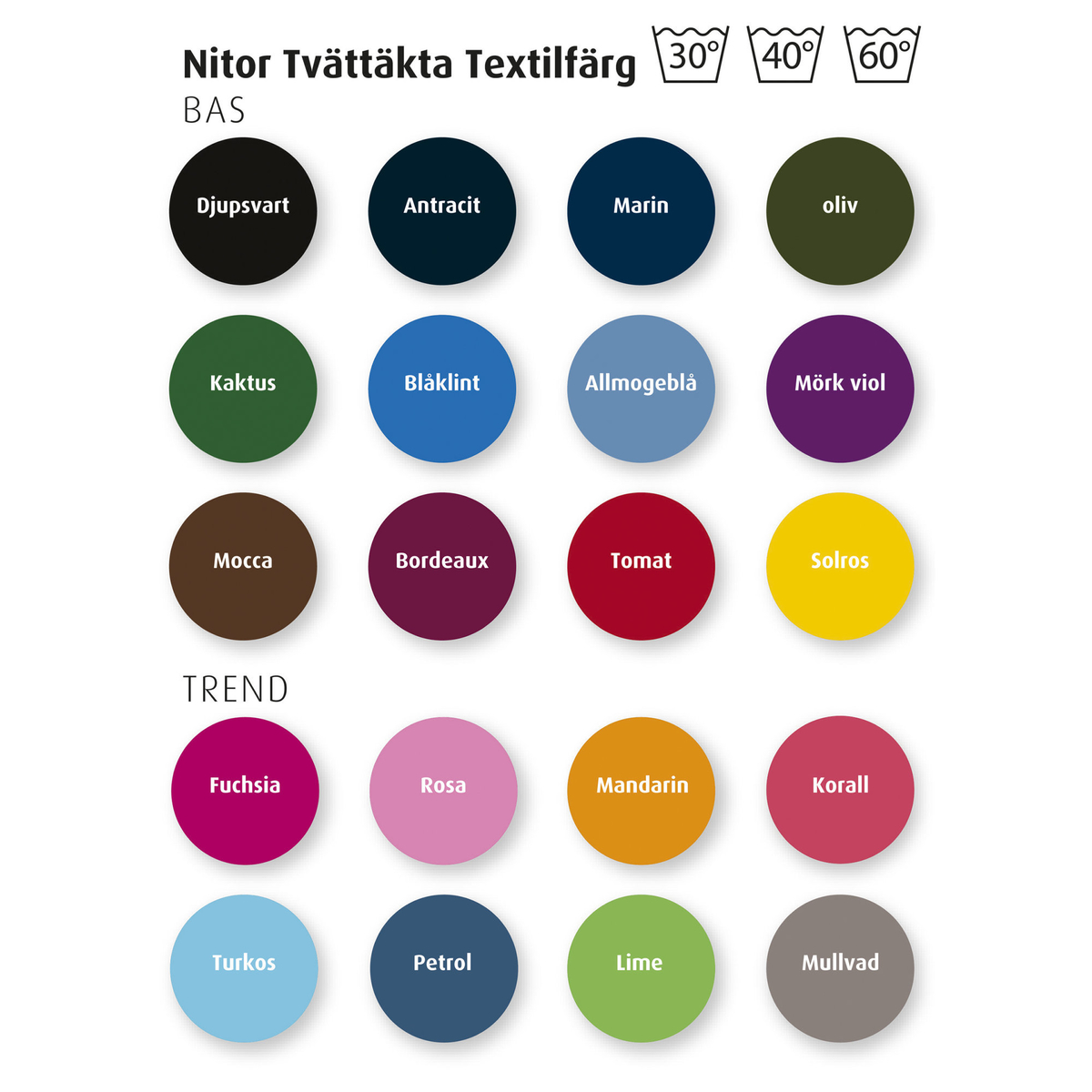 Nitor Textilfärg Fuchsia | Panduro