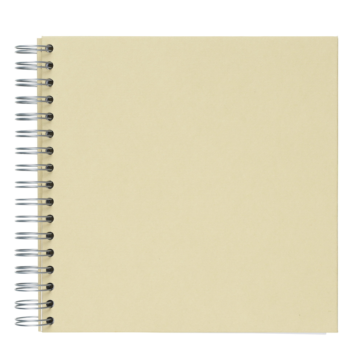 PANDURO Album Fotografico A Spirale 22x24,5 Cm - 25 Fogli Neri Da 225 G/m² Per Scrapbooking