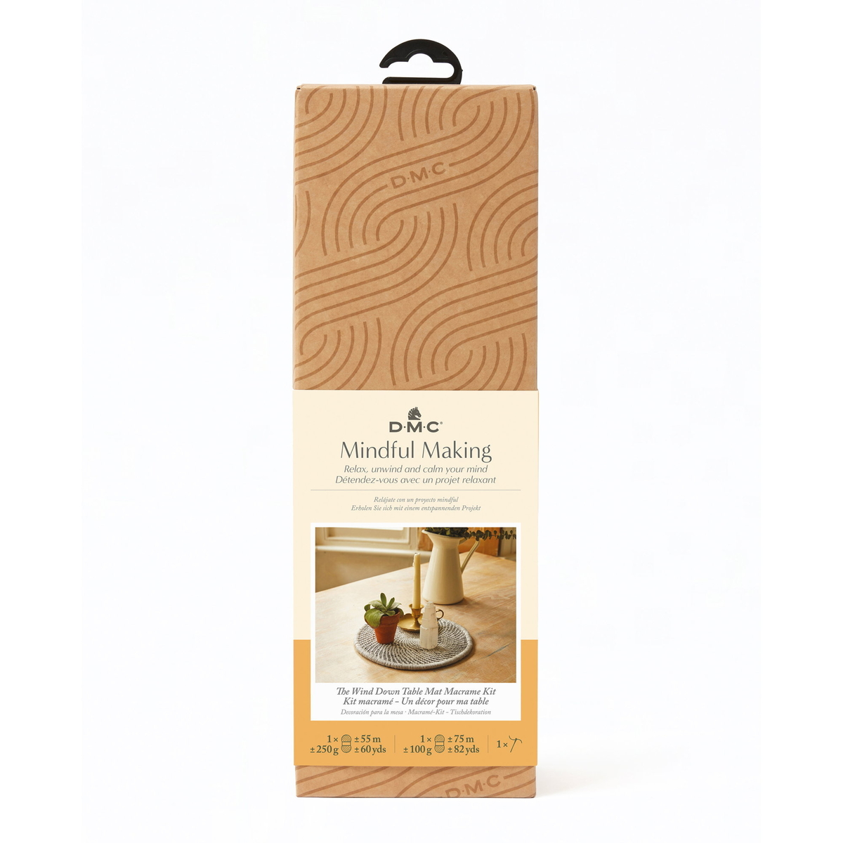 DMC Mindful Making Kit - Skapa Ett Vackert Bordsunderlägg Med Makramé