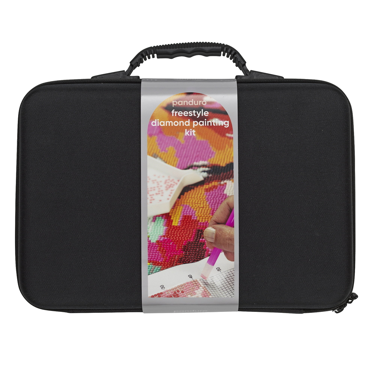 Diamond painting – kit med 60 dåser diamanter i forskellige farver ...