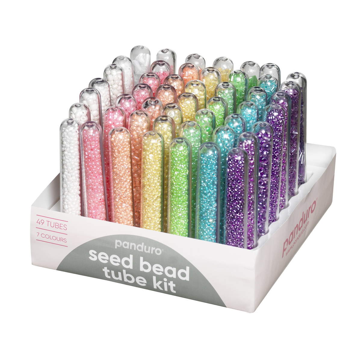 Making Spectacle Tilskynde Seed Bead Tube Kit 49p Candy