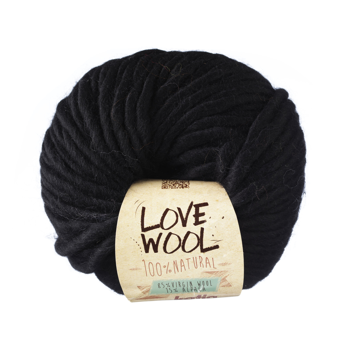 Garn Wool 100 g sort