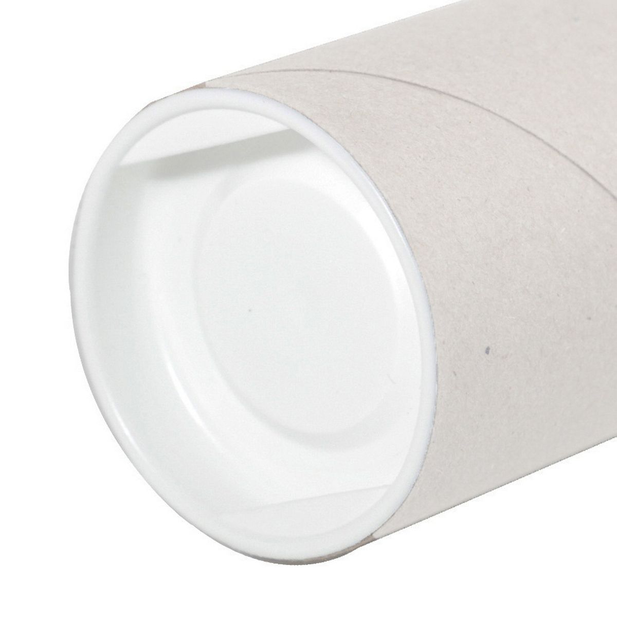 Plastlock till papptub, Ø8 cm – pris per styck | Panduro