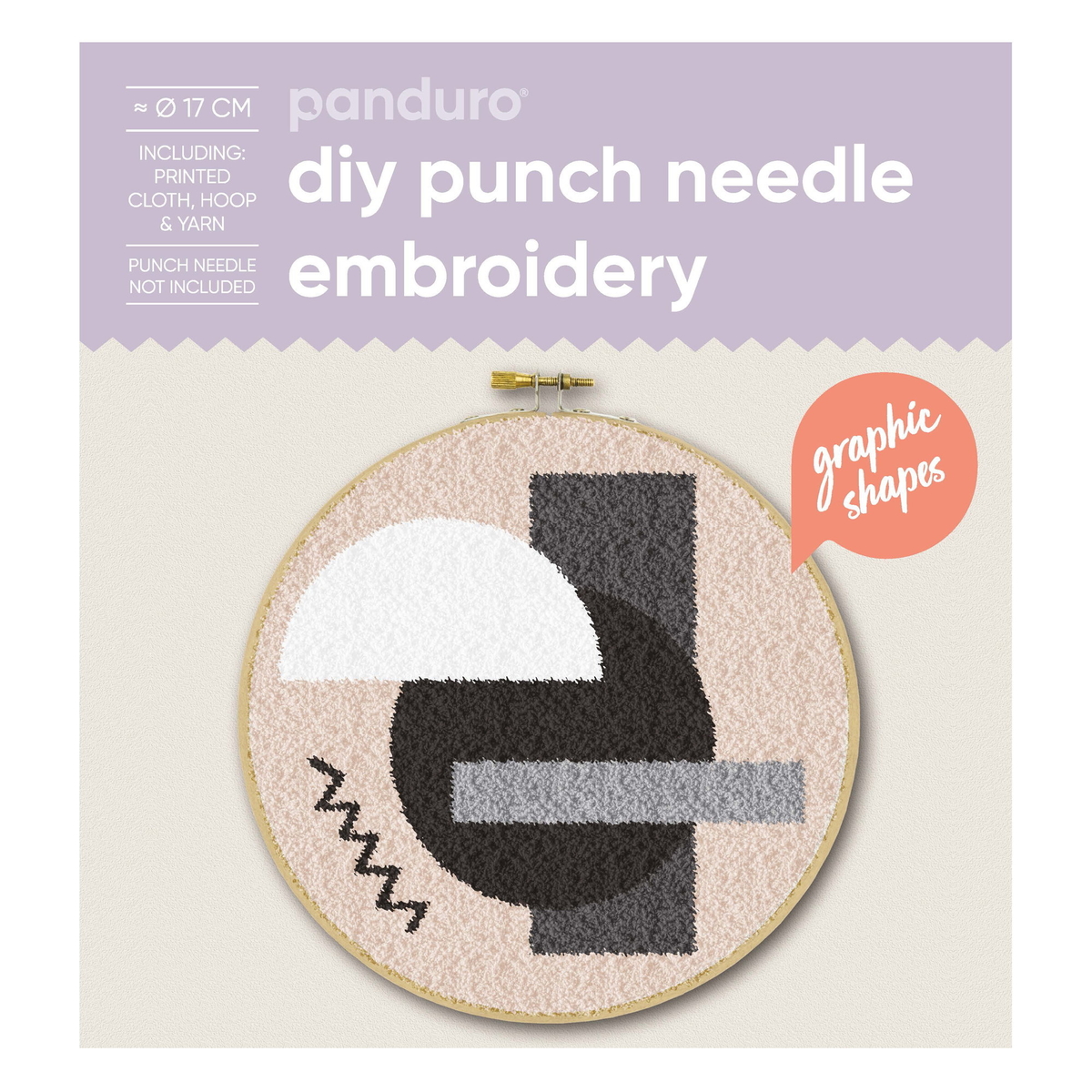 DIYkit punch needle grafiska former