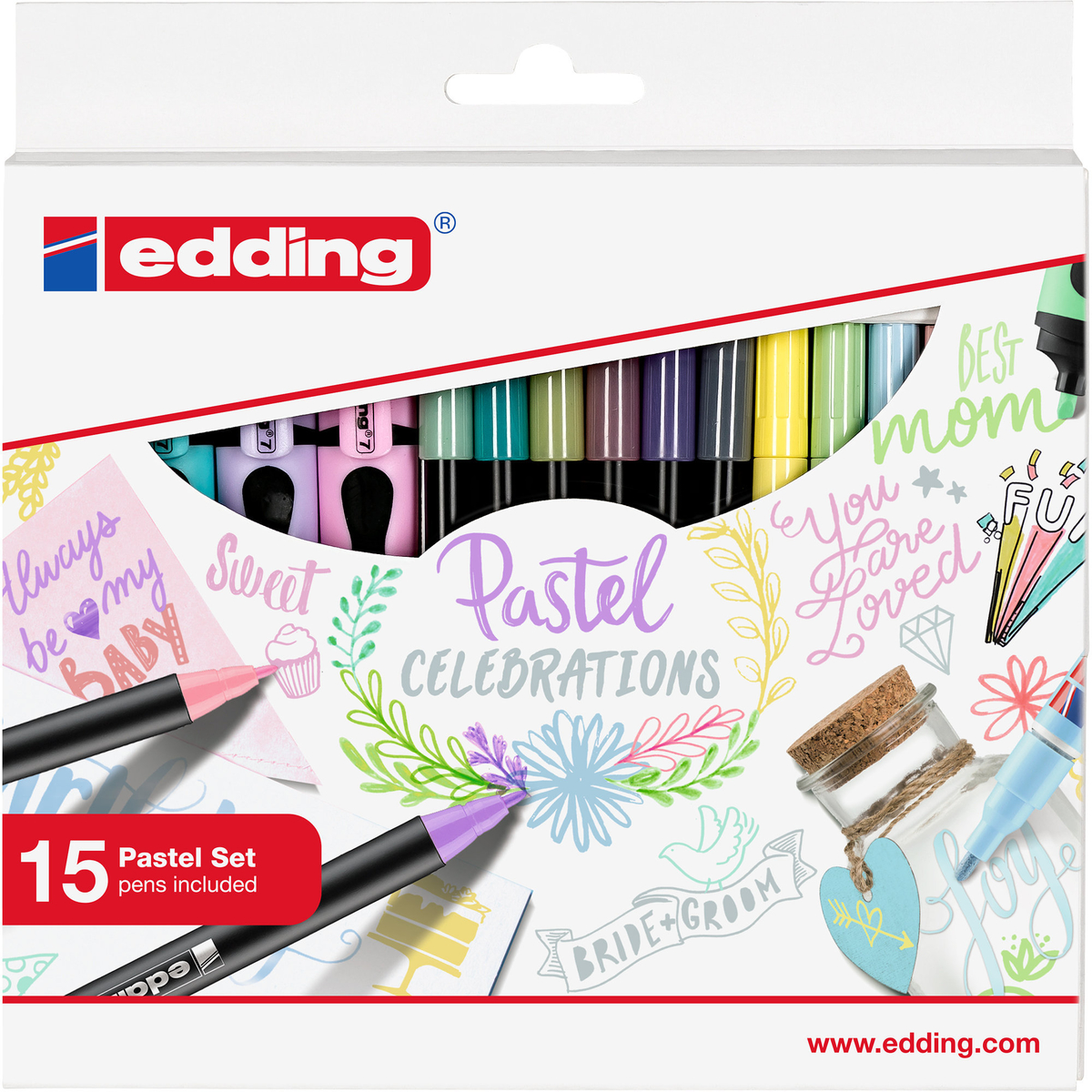 edding pastel pen soft white