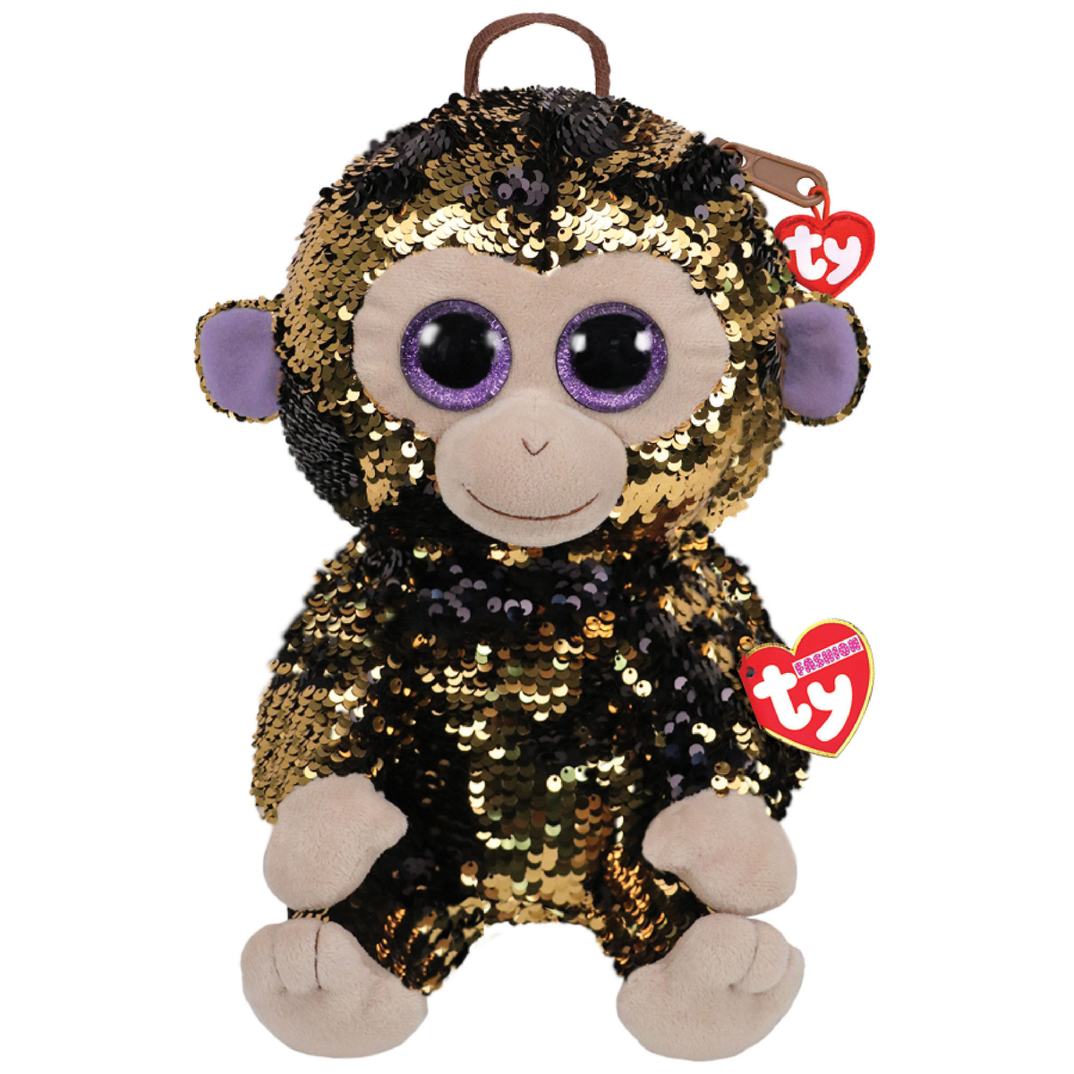 beanie boo sequin backpack
