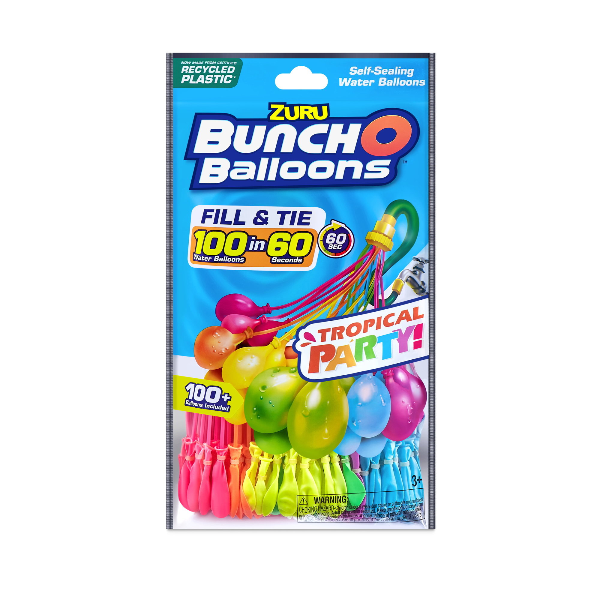 Inspiration Ende region Bunch O Balloons Tropical 100-pack – 100 selvlukkende vandballoner