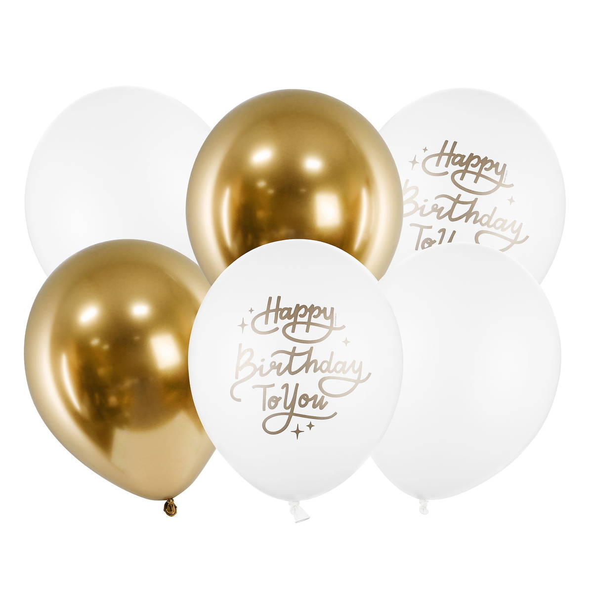 Latexballonger Genomskinligt Moln 30cm, 6-pack