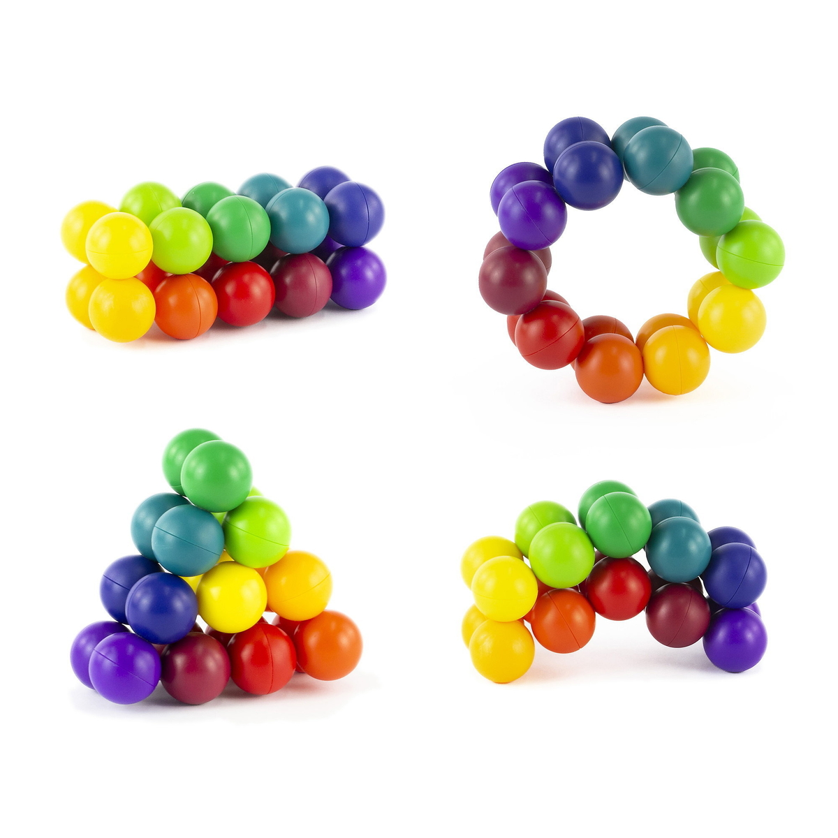 Rainbow Fidget Puzzle – avkopplande och färgglatt