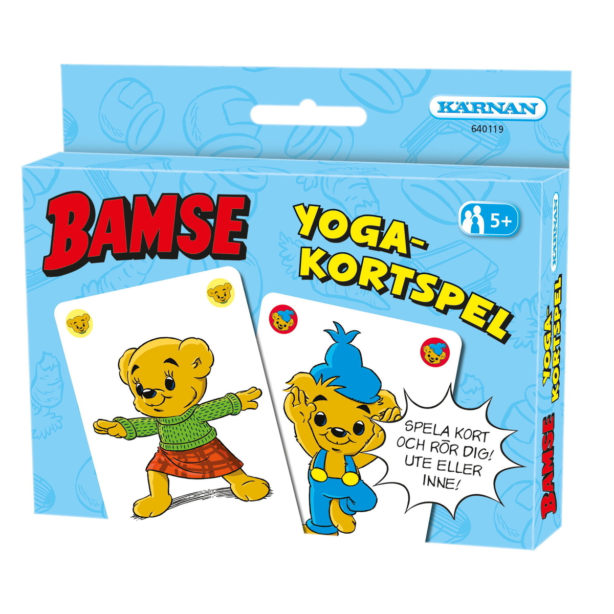 Bamse Yogakortspel – rör dig ute eller inne | Panduro