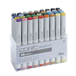 Copic Sketch basic set 36 | Panduro ®