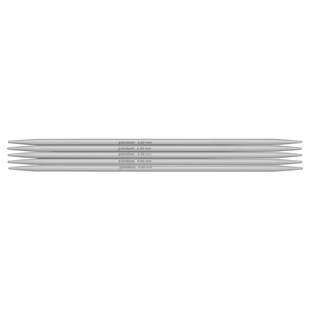 Strømpepinner, 5 stk. Lengde 20 cm Ø4,5 mm – aluminium | Panduro