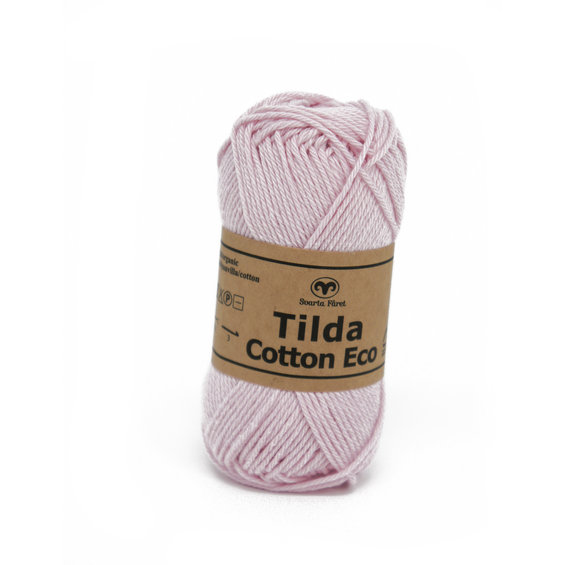 Garn Svarta Fåret Tilda Cotton 25 g lys – Pink-a-boo 241