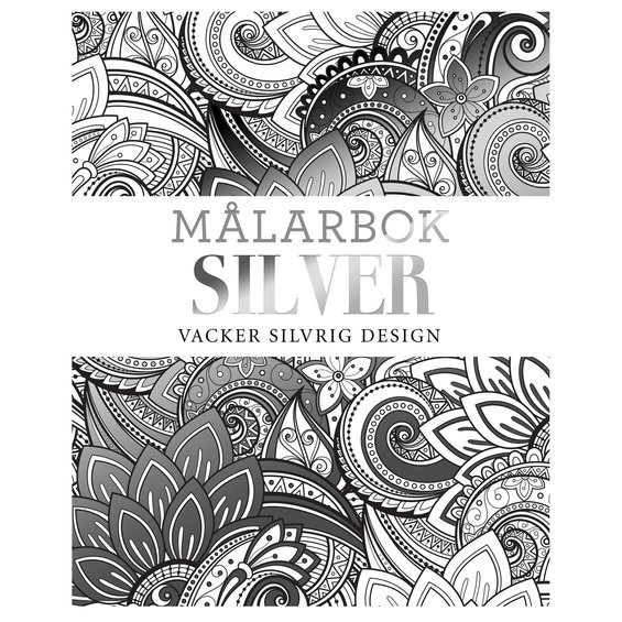 Målarbok - SILVER