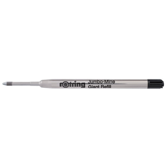 Färgpatron Rotring Medium Black refill / påfylling - svart bläck 5-pack