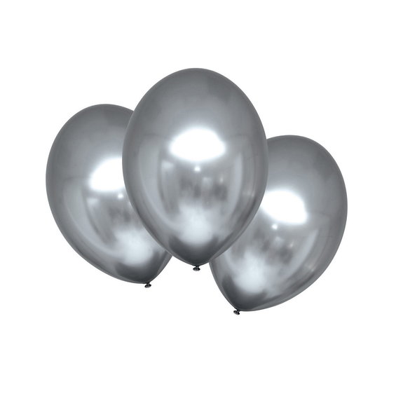 Latexballonger Genomskinligt Moln 30cm, 6-pack main image 0