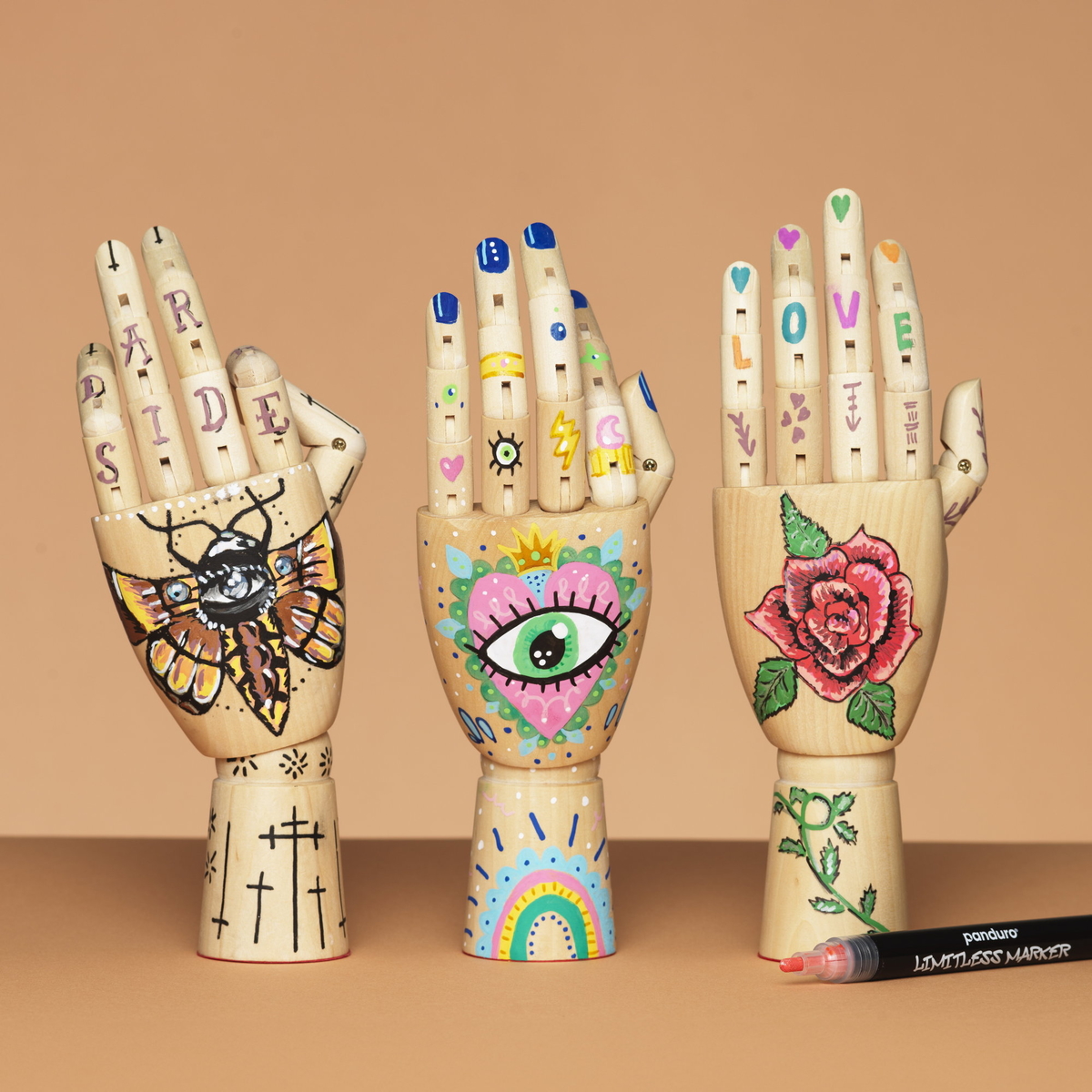 Designa en modellhand