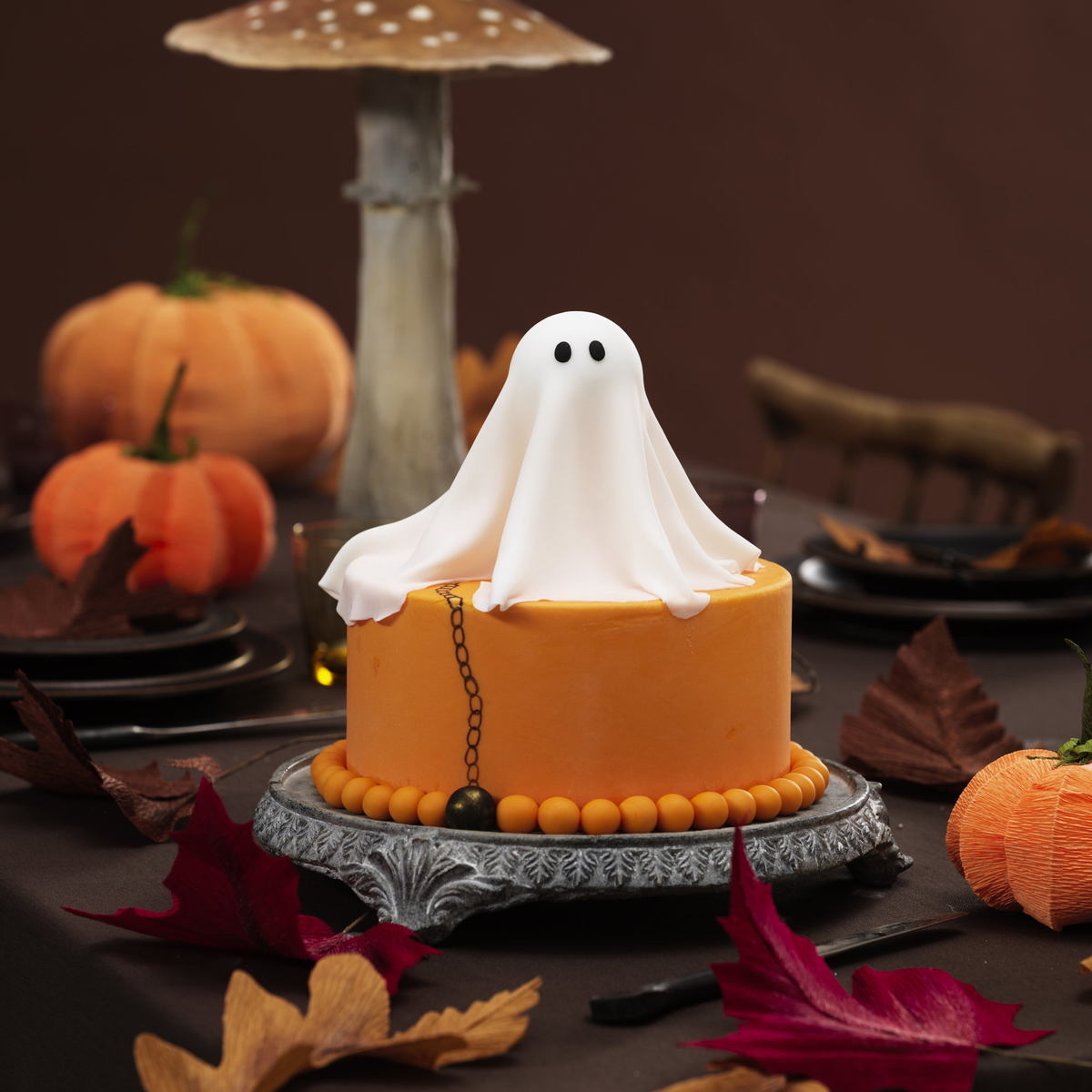 Baka en halloweentårta