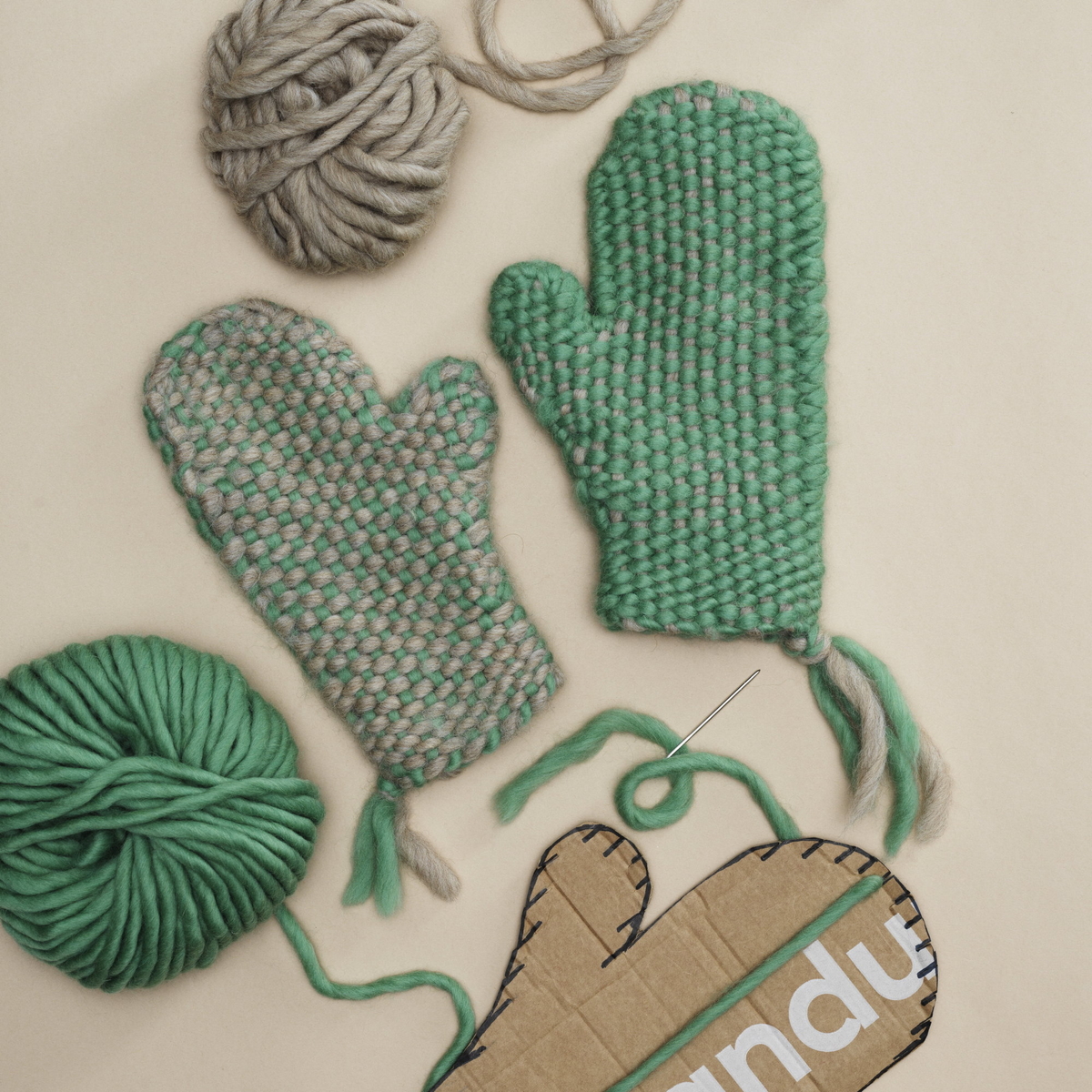 Väv enkelt egna vantar