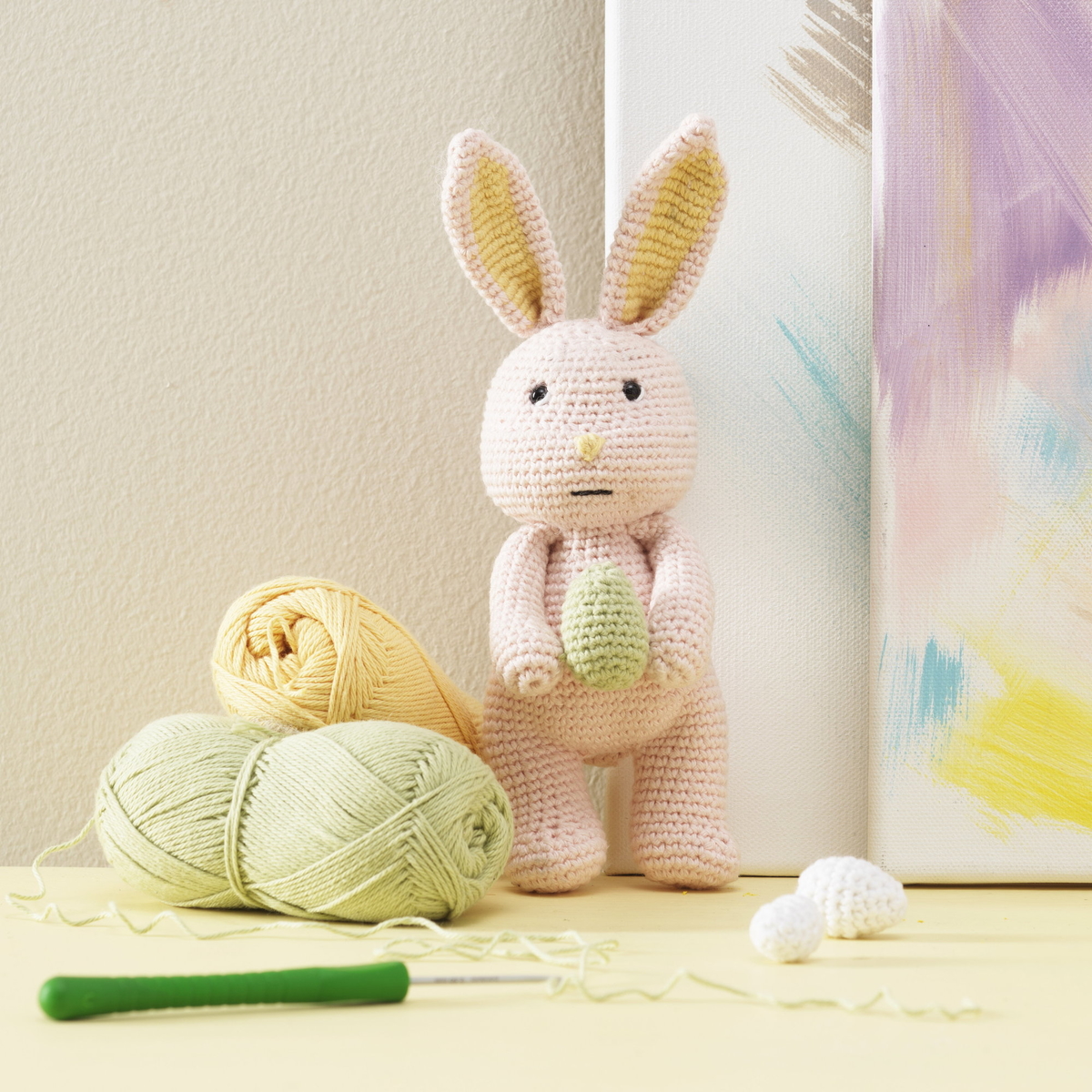 Virka en gullig kanin