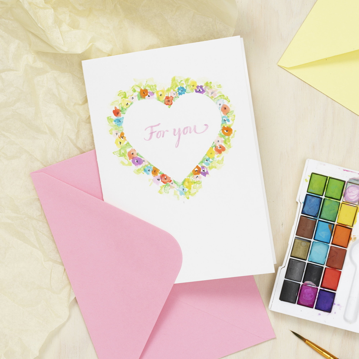 Mal dit eget valentinsdagskort