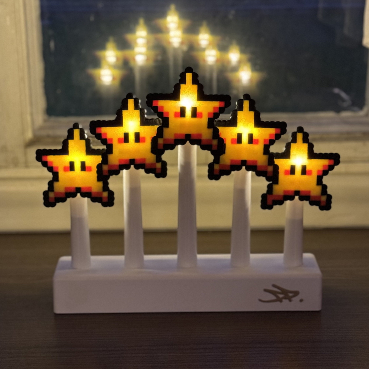 Pärla en stjärnljusstake