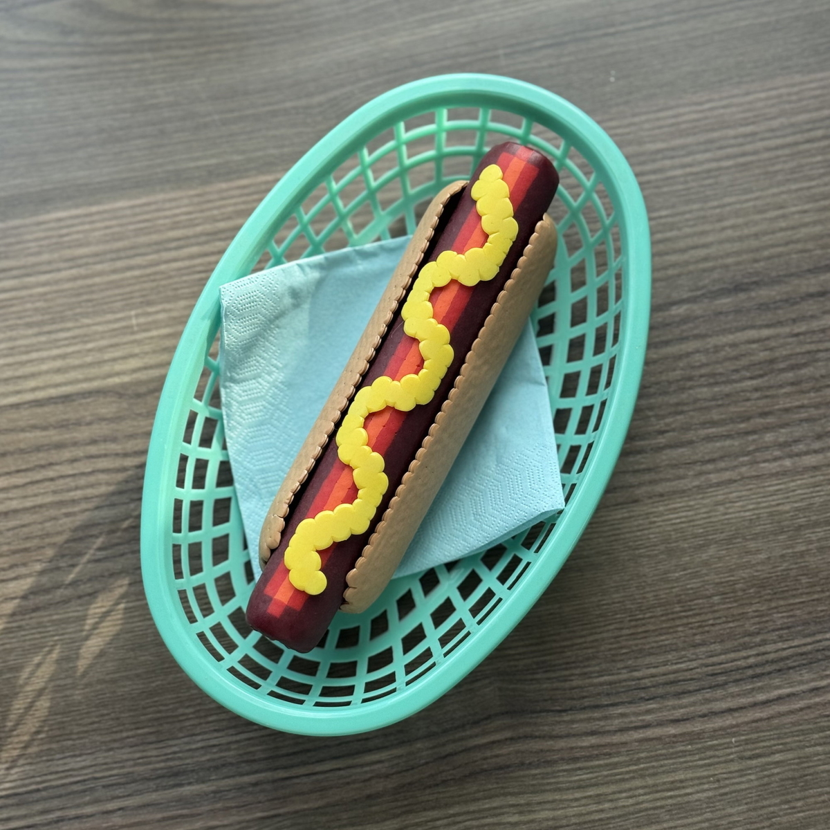 Perle en varm pølse