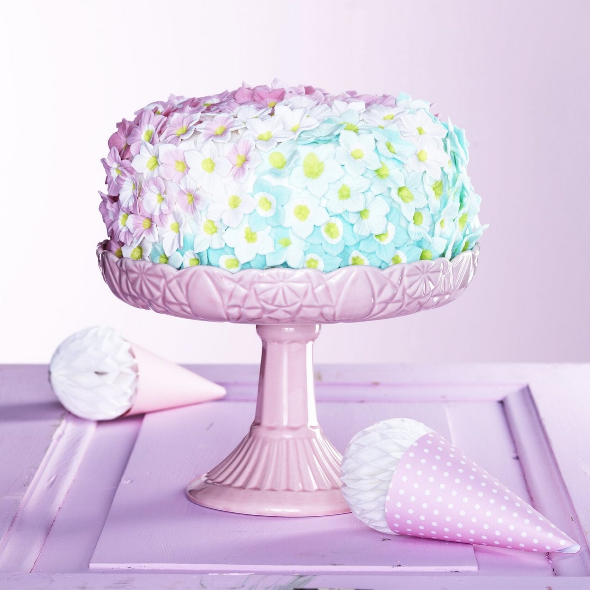 Tårta i pastell