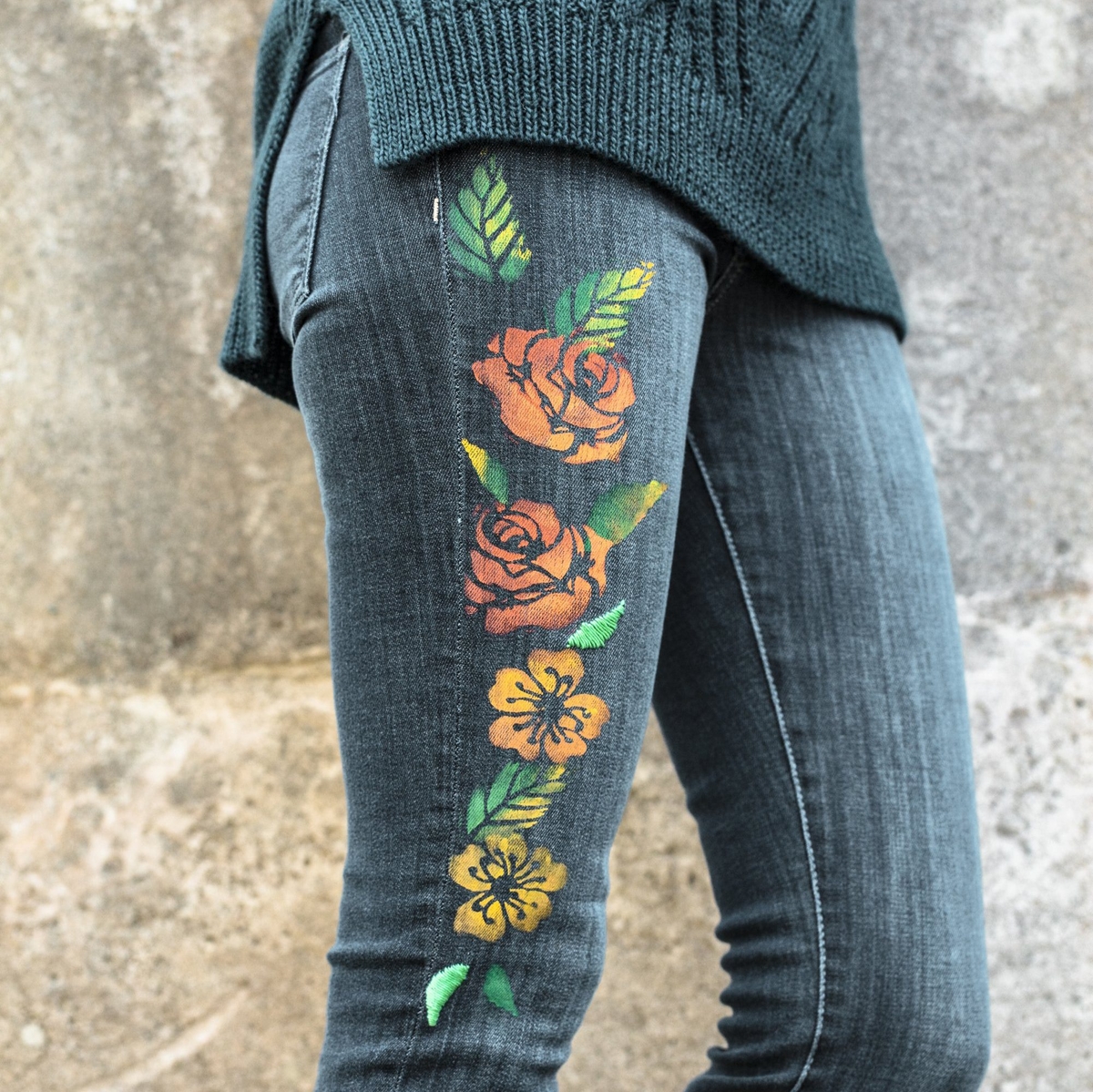 Trendy jeans