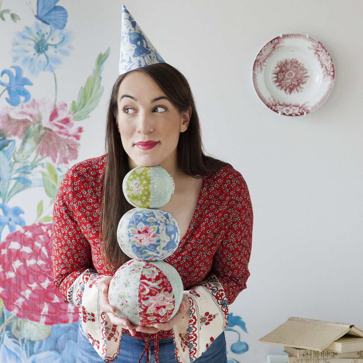 Sy stofbolde i patchworkteknik