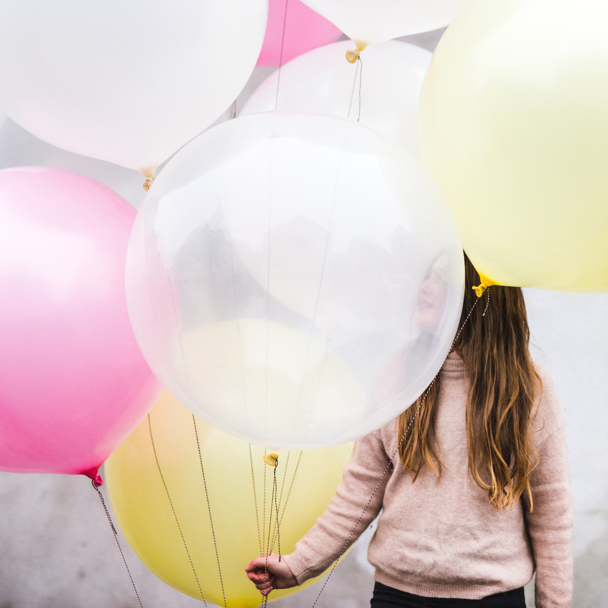 Store ballonger til festen