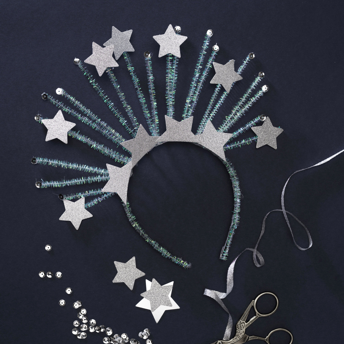 Make your own New Year's Eve headband