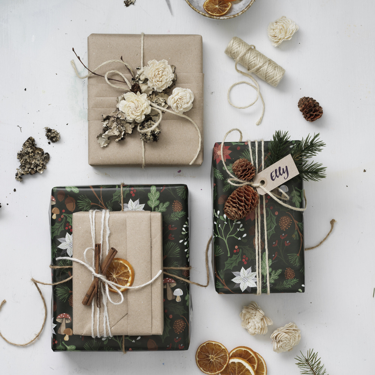 Make nature-inspired Christmas gifts