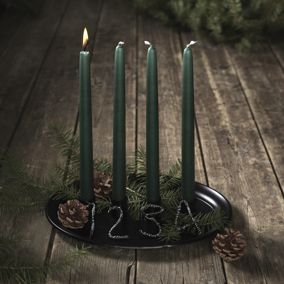 Make your own Advent candle holder