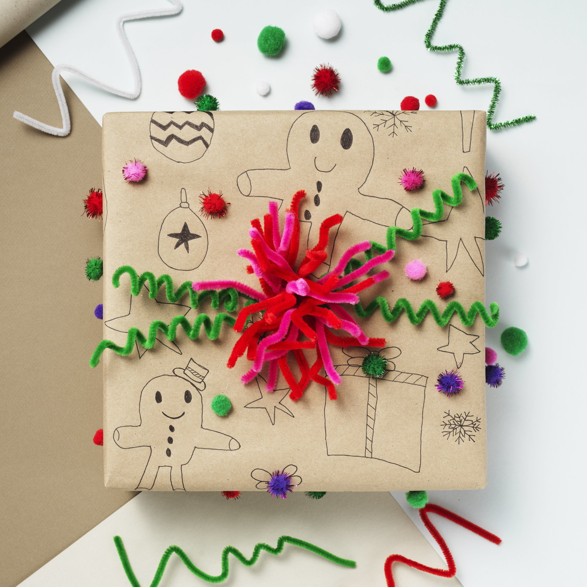 Design your own Christmas gift wrap
