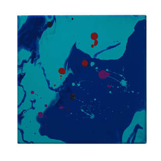 Tavlor med fluid painting