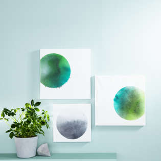 Sprayfärga på canvas