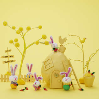 Miniatureverden i gult