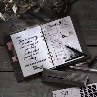 Bullet journal med weekly spread