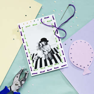 Sew your own picture frames