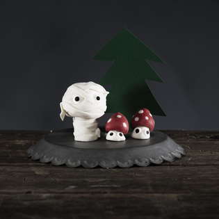 Make sweet marzipan figures for Halloween