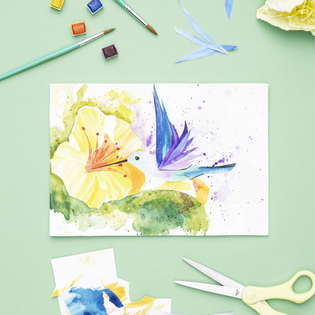 Make a watercolour collage